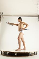 Underwear Fighting with sword Man Asian Standing poses - ALL Average Medium Black Standing poses - simple Multi angles poses Academic